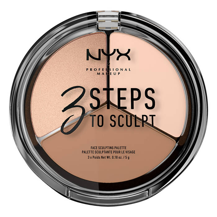 Palette Viso 3 Steps To Sculpt - Qshops (NYX)