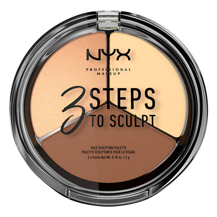 Palette Viso 3 Steps To Sculpt - Qshops (NYX)