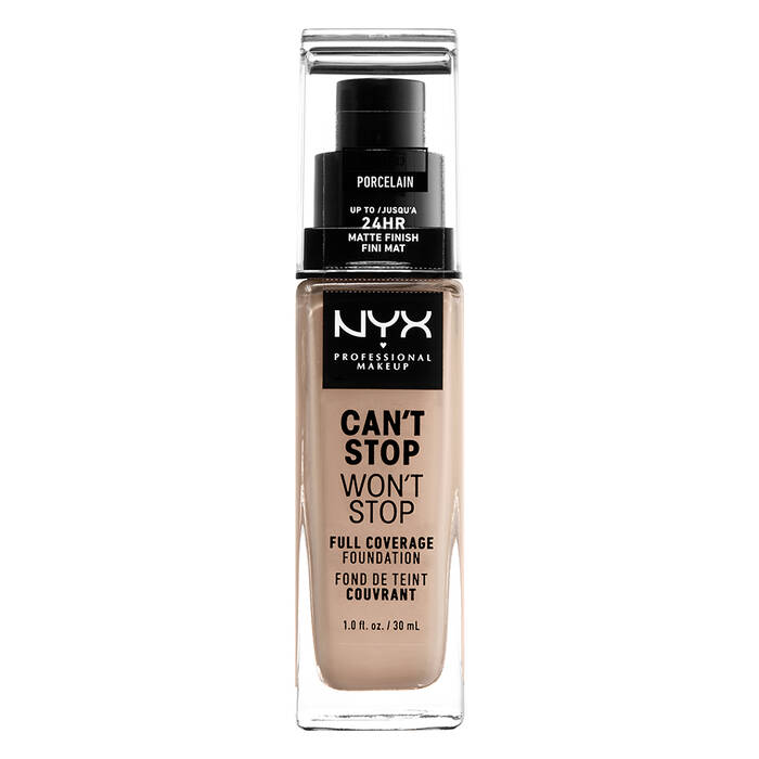 Fondotinta Can't Stop Won't Stop Full Coverage - Qshops (NYX)