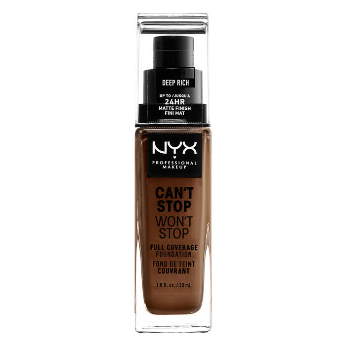 Fondotinta Can't Stop Won't Stop Full Coverage - Qshops (NYX)
