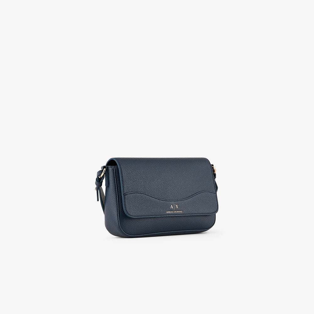 Borsa con tracolla logata dégradé Blu - Qshops (Armani Exchange)