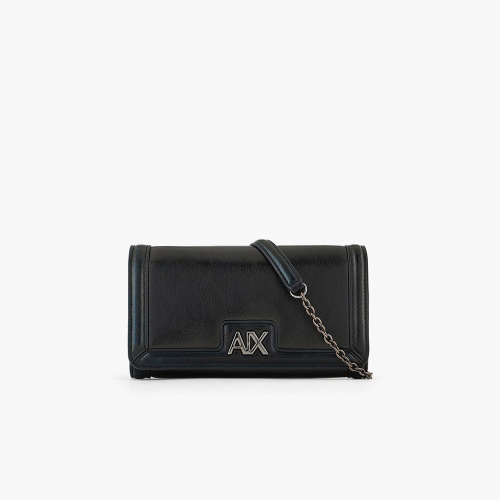 Wallet on chain con logo Nero - Qshops (Armani Exchange)