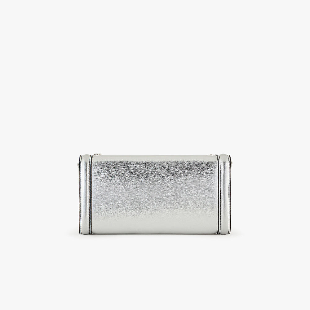 Wallet on chain con logo Argento - Qshops (Armani Exchange)