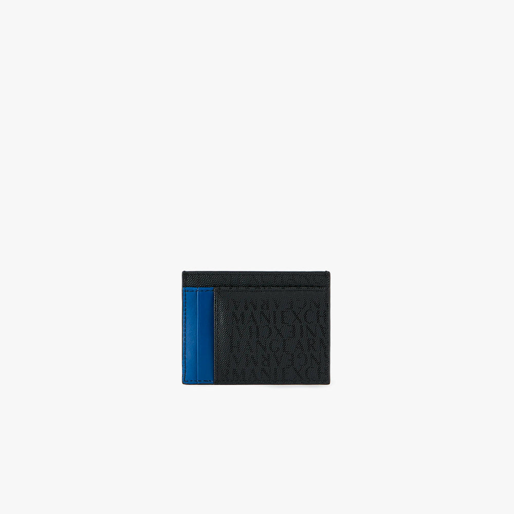 Porta-carte con lettering all-over Nero Bicolore - Qshops (Armani Exchange)