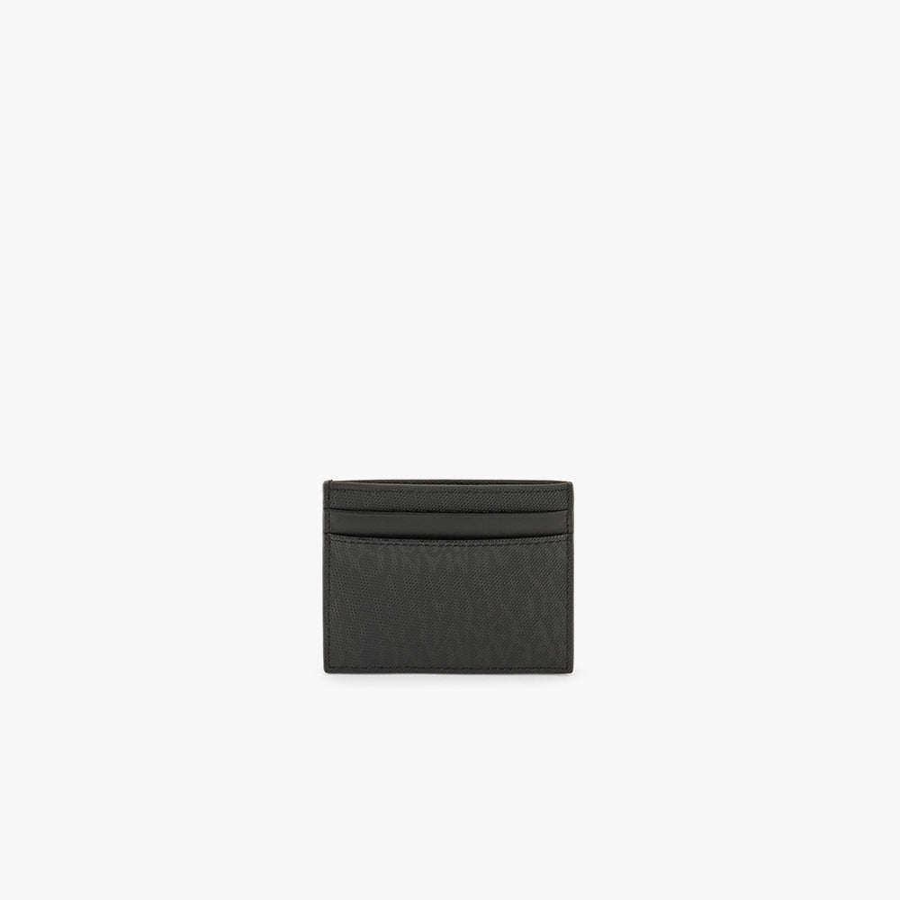 Porta-carte con lettering all-over Nero - Qshops (Armani Exchange)