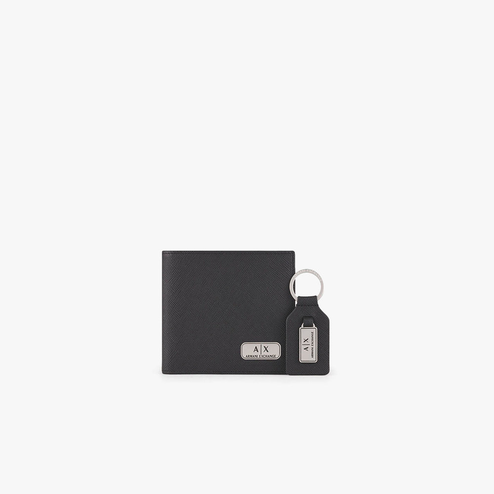Gift set in pelle Nero - Qshops (Armani Exchange)