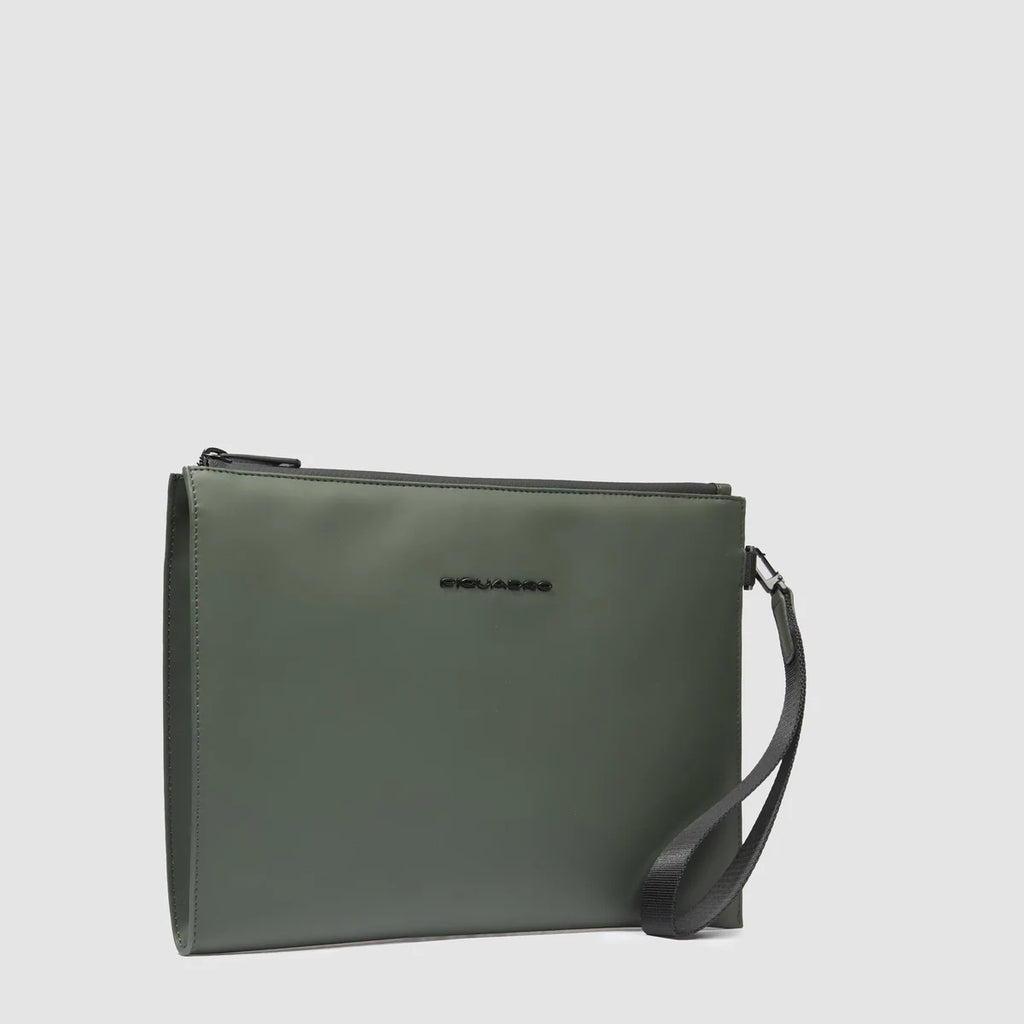 Pochette resistente all'acqua porta iPad 11" Verde - Qshops (Piquadro)