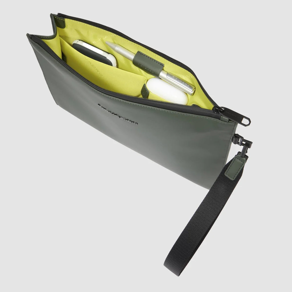 Pochette resistente all'acqua porta iPad 11" Verde - Qshops (Piquadro)