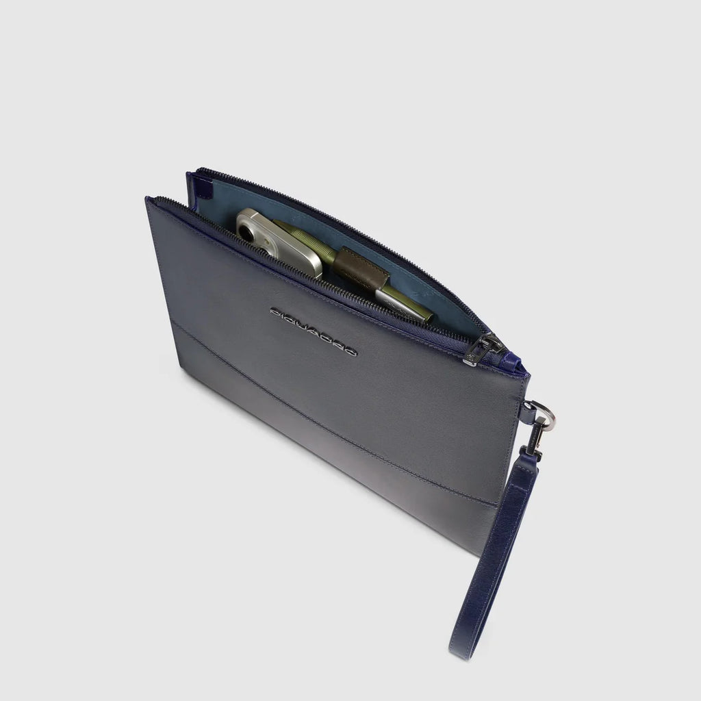 Pochette uomo porta iPad Pro 11" Blu - Qshops (Piquadro)