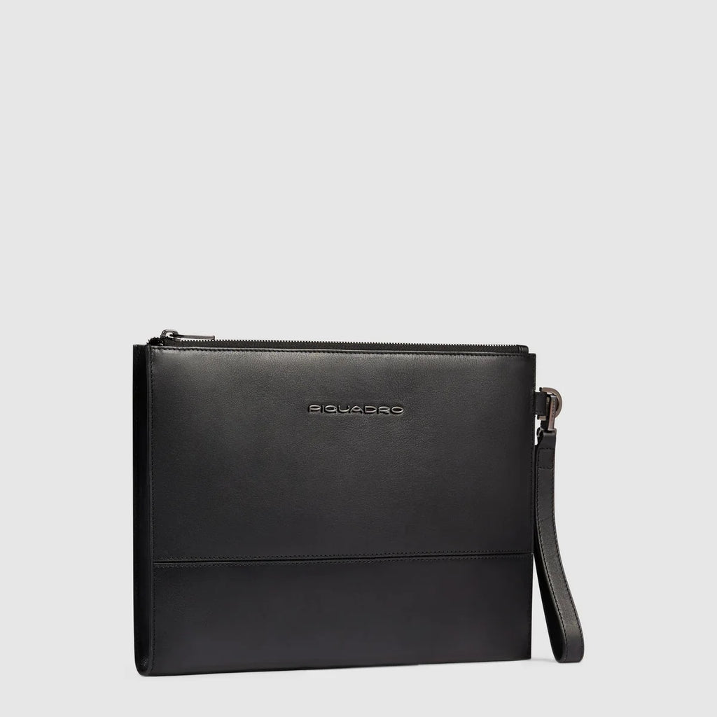 Pochette uomo porta iPad Pro 11" Nero - Qshops (Piquadro)