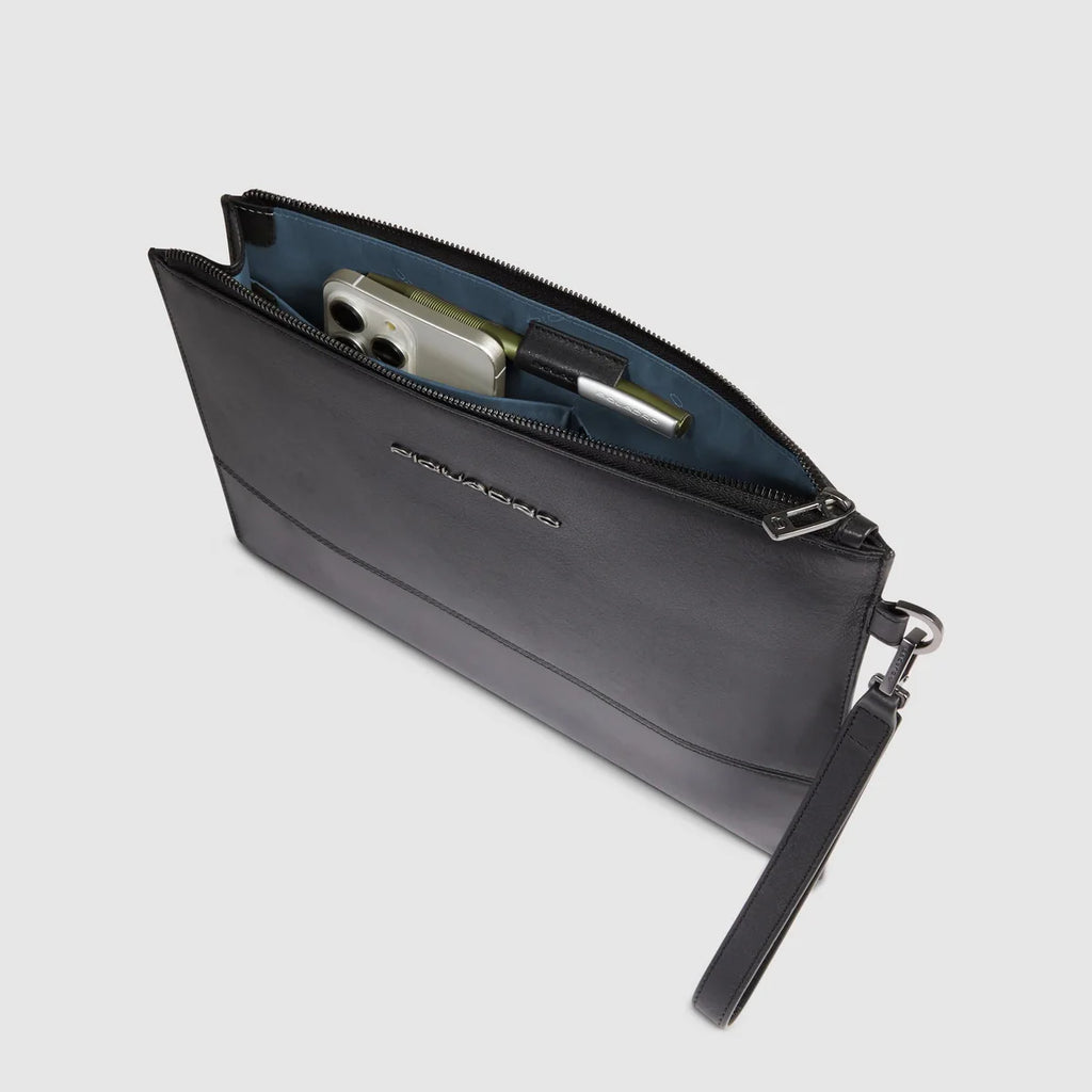 Pochette uomo porta iPad Pro 11" Nero - Qshops (Piquadro)