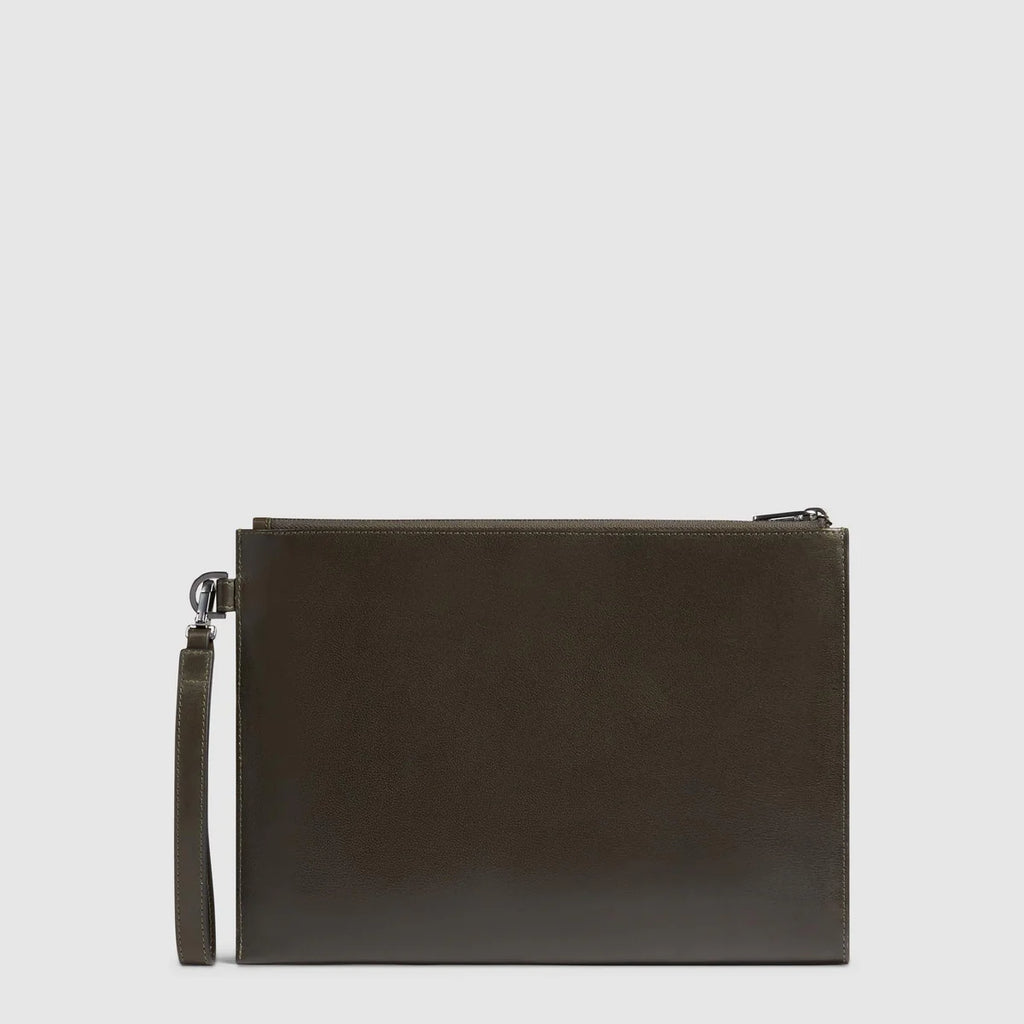 Pochette uomo porta iPad Pro 11" Verde - Qshops (Piquadro)
