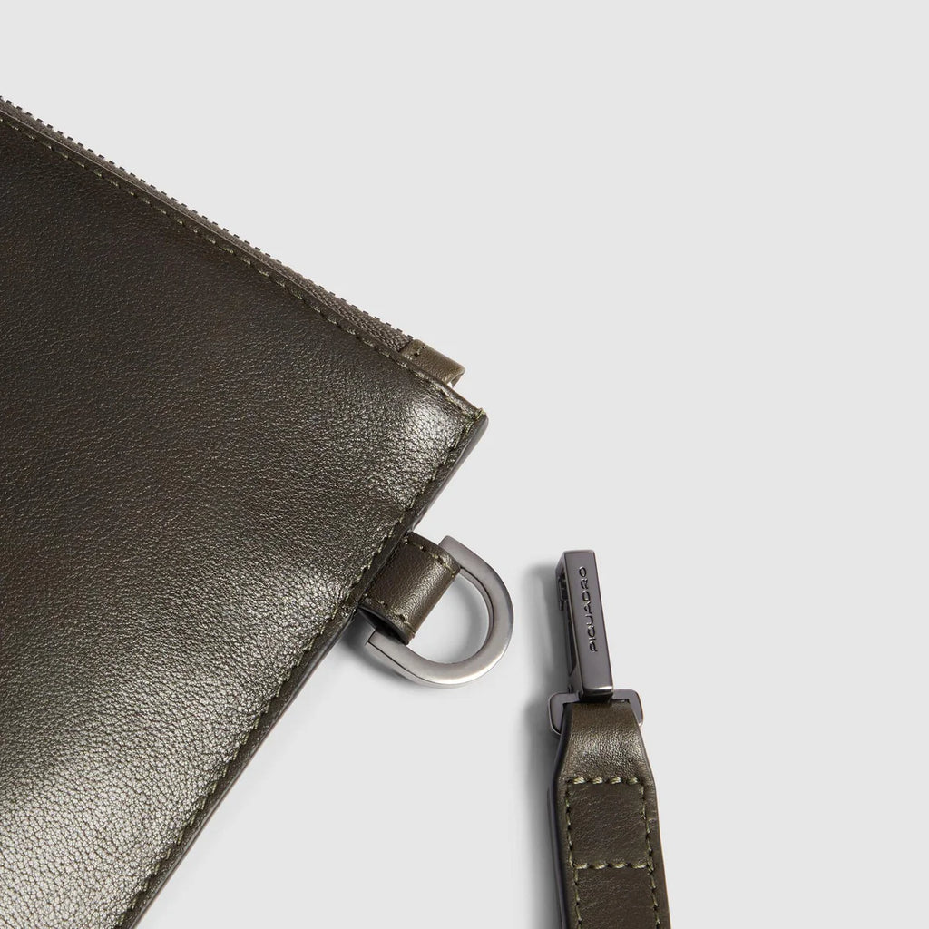 Pochette uomo porta iPad Pro 11" Verde - Qshops (Piquadro)