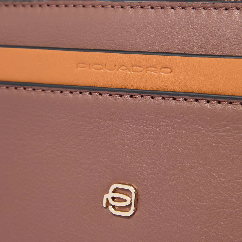 Pochette in pelle porta iPad Marrone Beige - Qshops (Piquadro)
