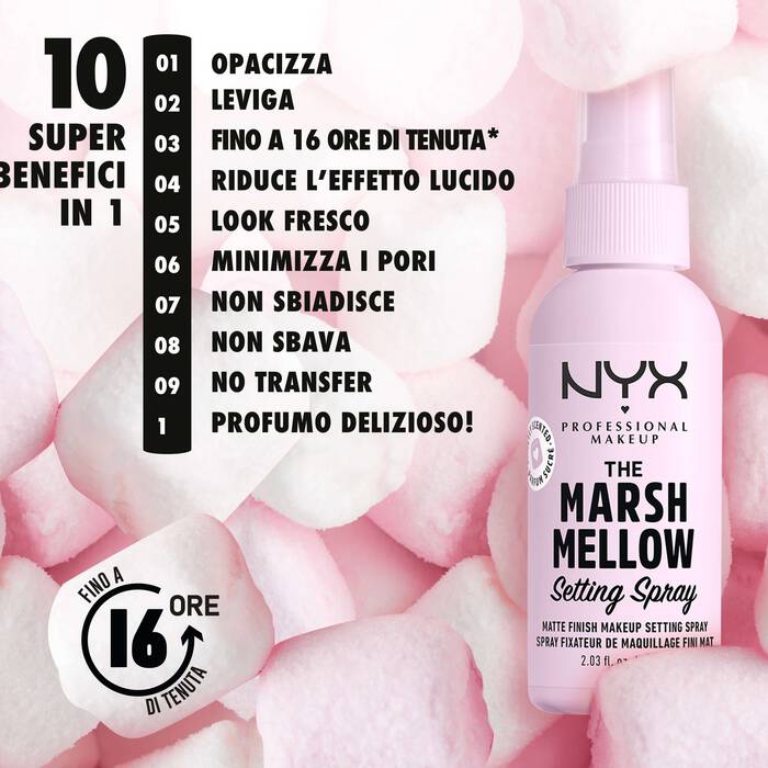 Marshmellow Matte Setting Spray - Qshops (NYX)