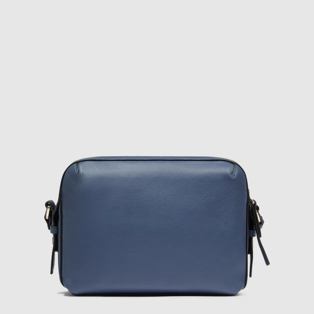 Borsa tracolla donna modello camera case Blu Mare - Qshops (Piquadro)