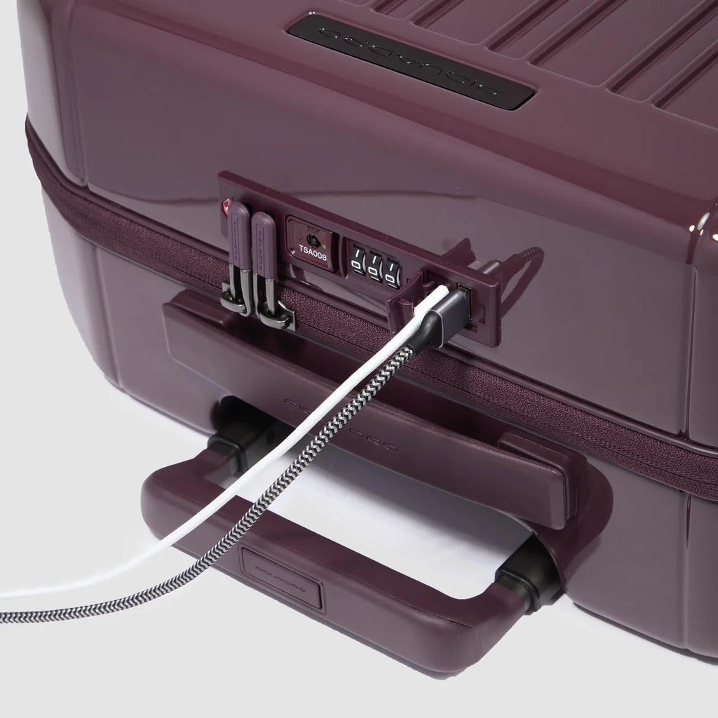 Trolley da cabina rigido a 4 ruote Bordeaux - Qshops (Piquadro)