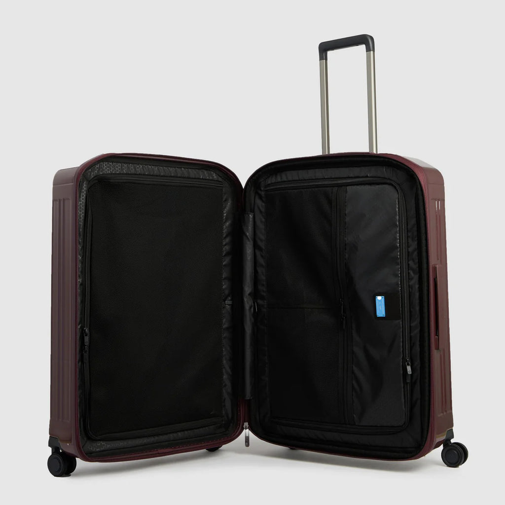 Trolley grande rigido espandibile a 4 ruote Bordeaux - Qshops (Piquadro)