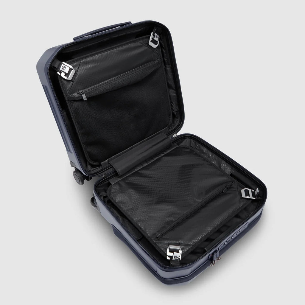 Trolley pilota con porta pc 15.6" Blu - Qshops (Piquadro)