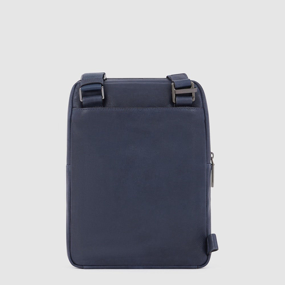 Borsello iPad crossbody bag Blu - Qshops (Piquadro)