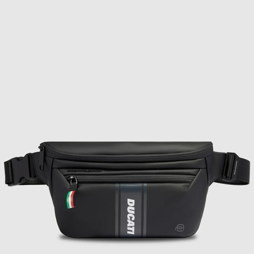 Marsupio uomo "Piquadro x Ducati" Nero - Qshops (Piquadro)