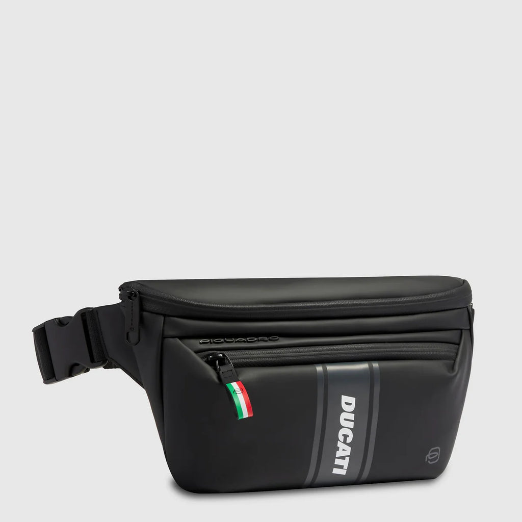 Marsupio uomo "Piquadro x Ducati" Nero - Qshops (Piquadro)