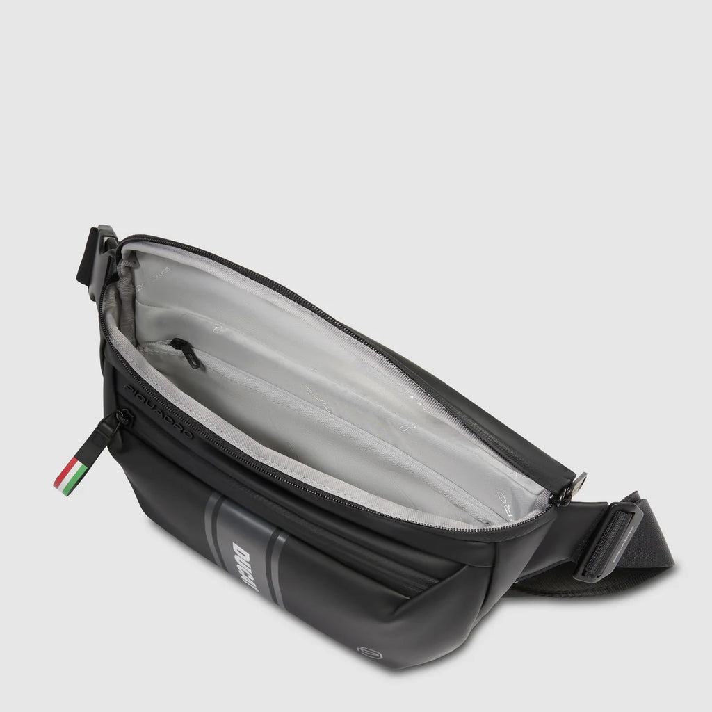Marsupio uomo "Piquadro x Ducati" Nero - Qshops (Piquadro)