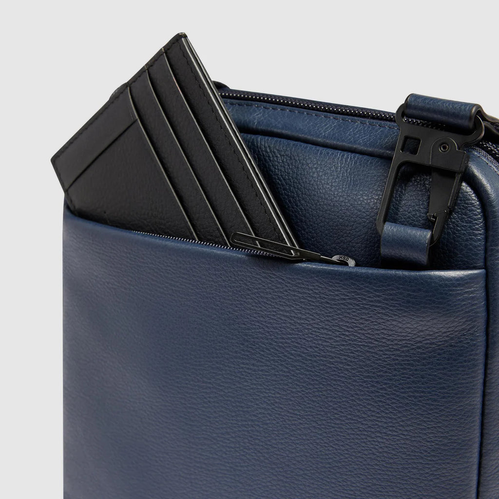 Borsello uomo piccolo Blu - Qshops (Piquadro)