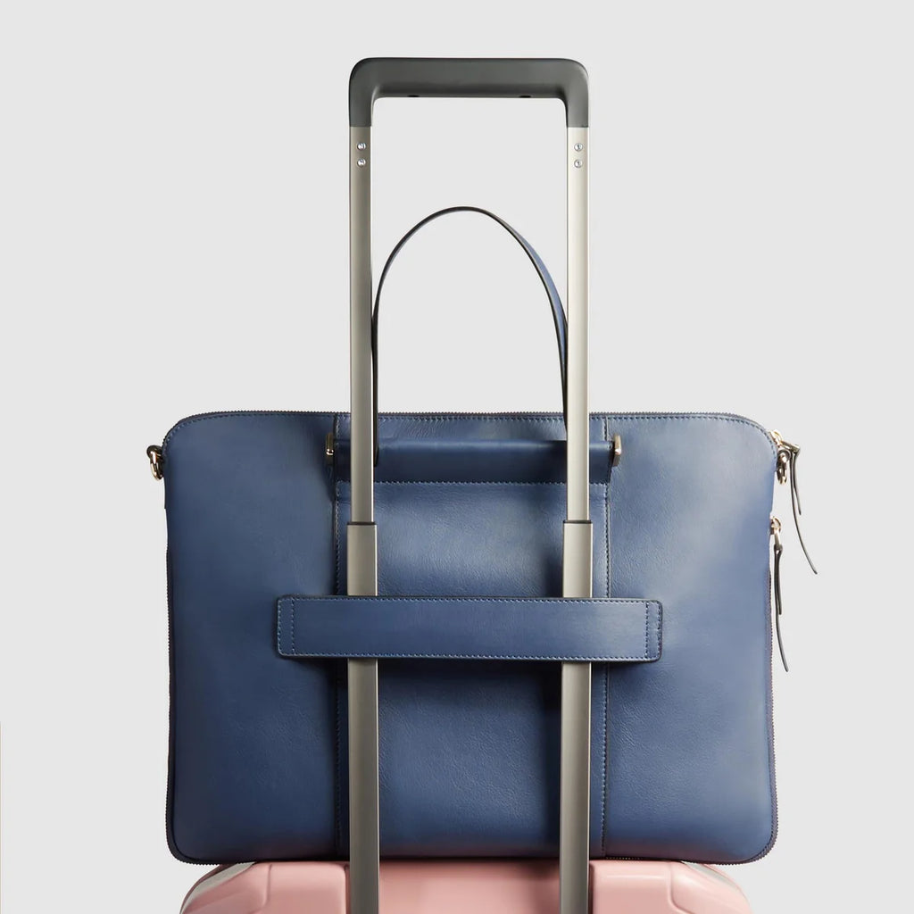 Borsa da lavoro donna porta pc 15.6" Blu Mare - Qshops (Piquadro)