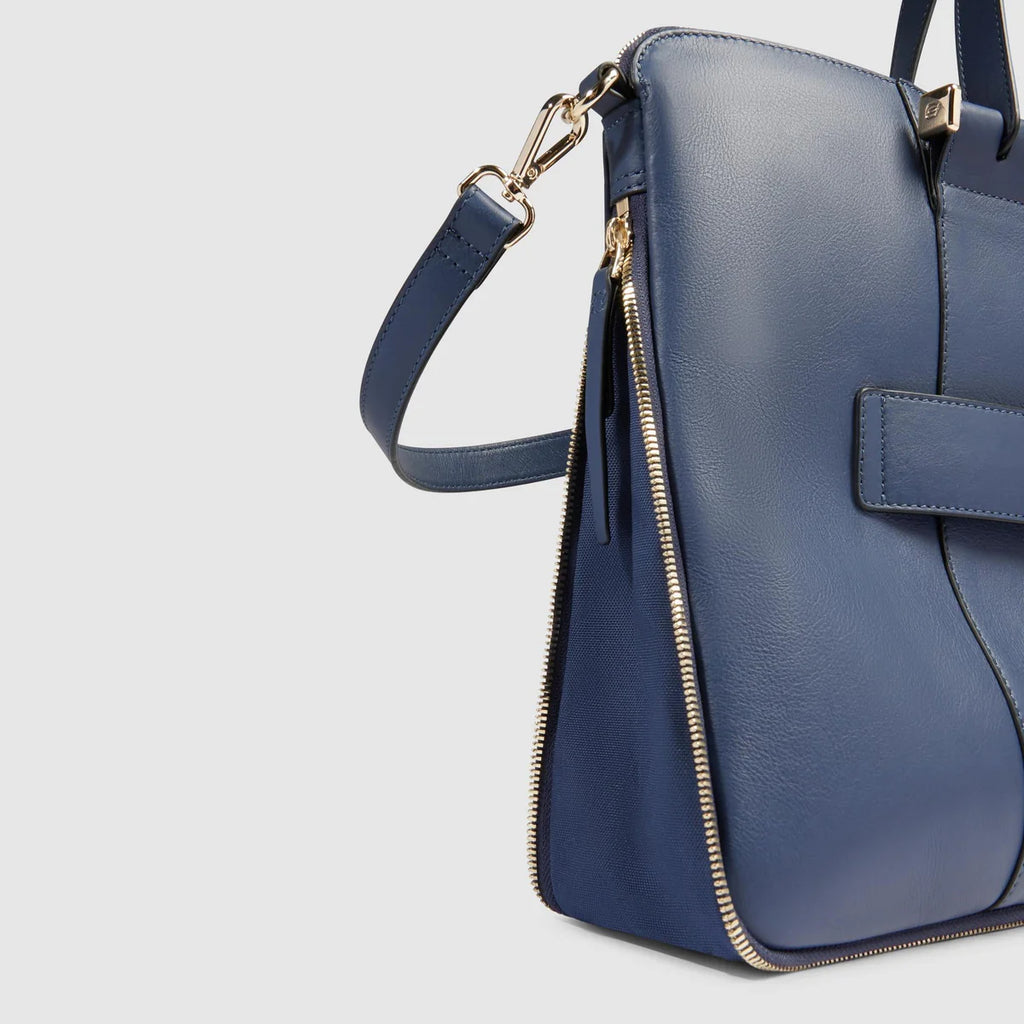 Borsa da lavoro donna porta pc 15.6" Blu Mare - Qshops (Piquadro)