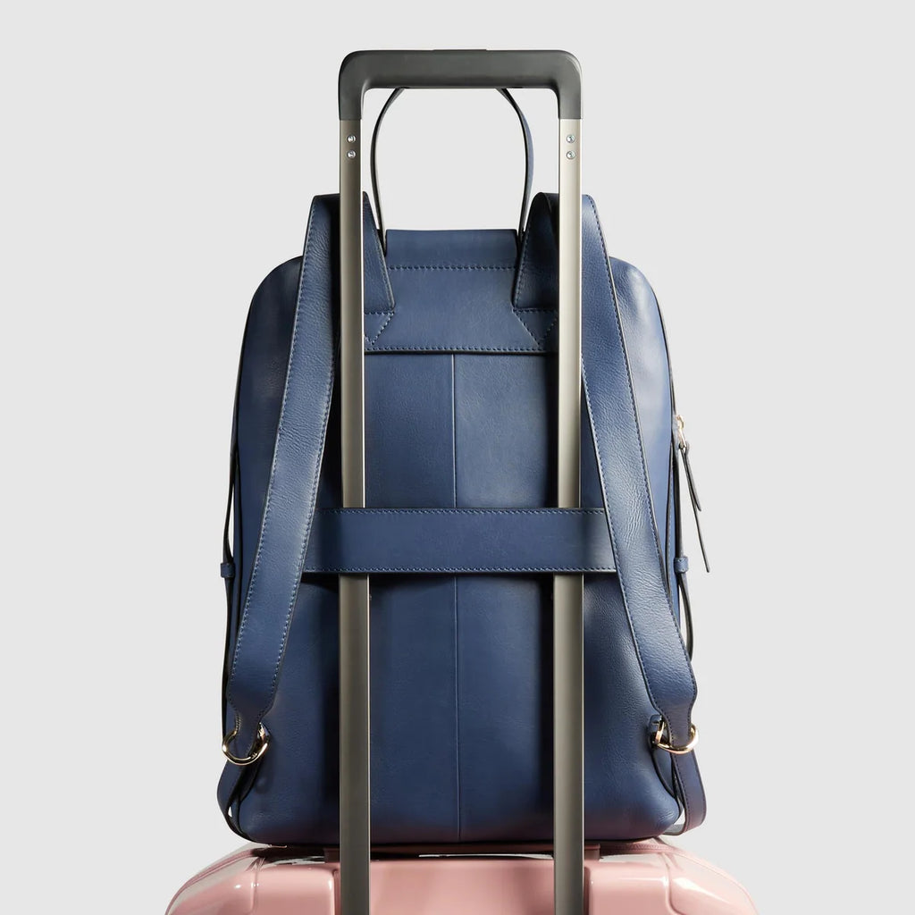 Zaino donna porta pc 14" Blu Mare - Qshops (Piquadro)