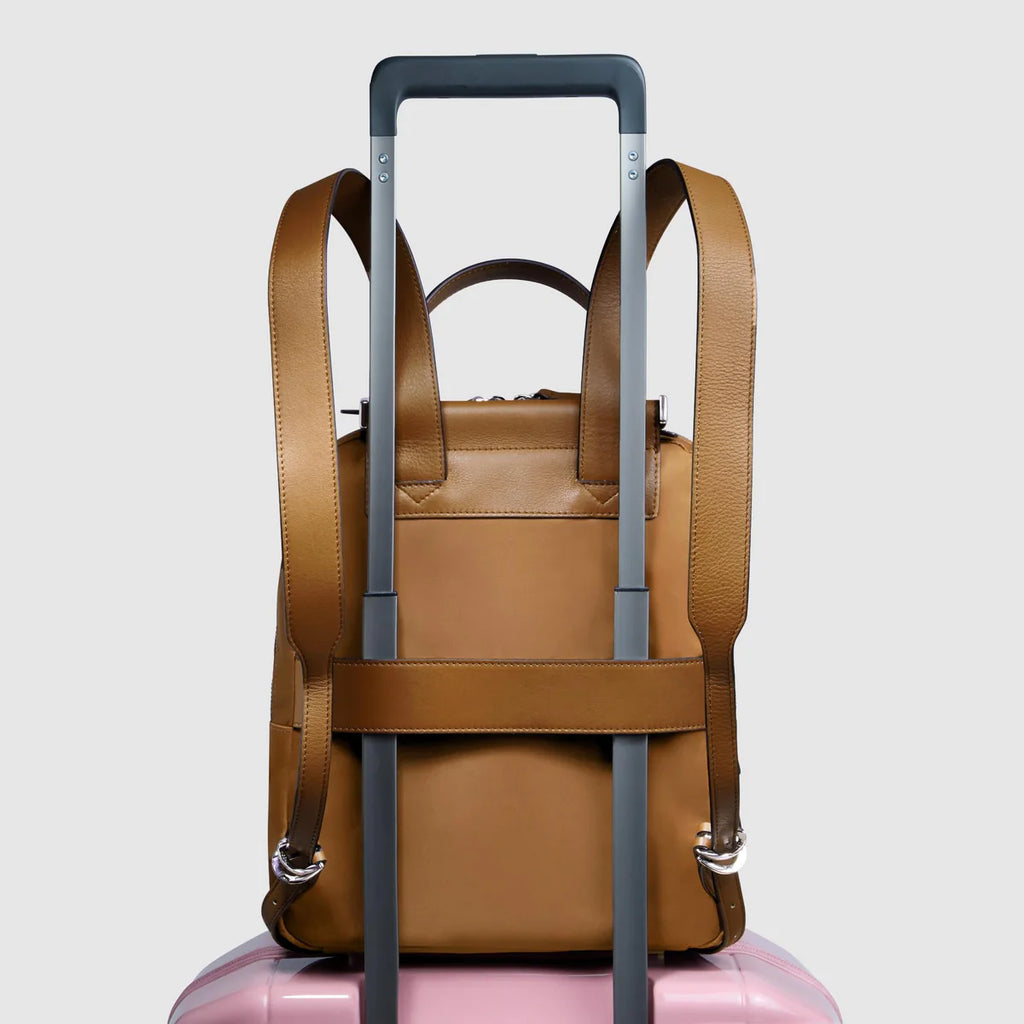 Zaino donna porta iPad Cuoio - Qshops (Piquadro)