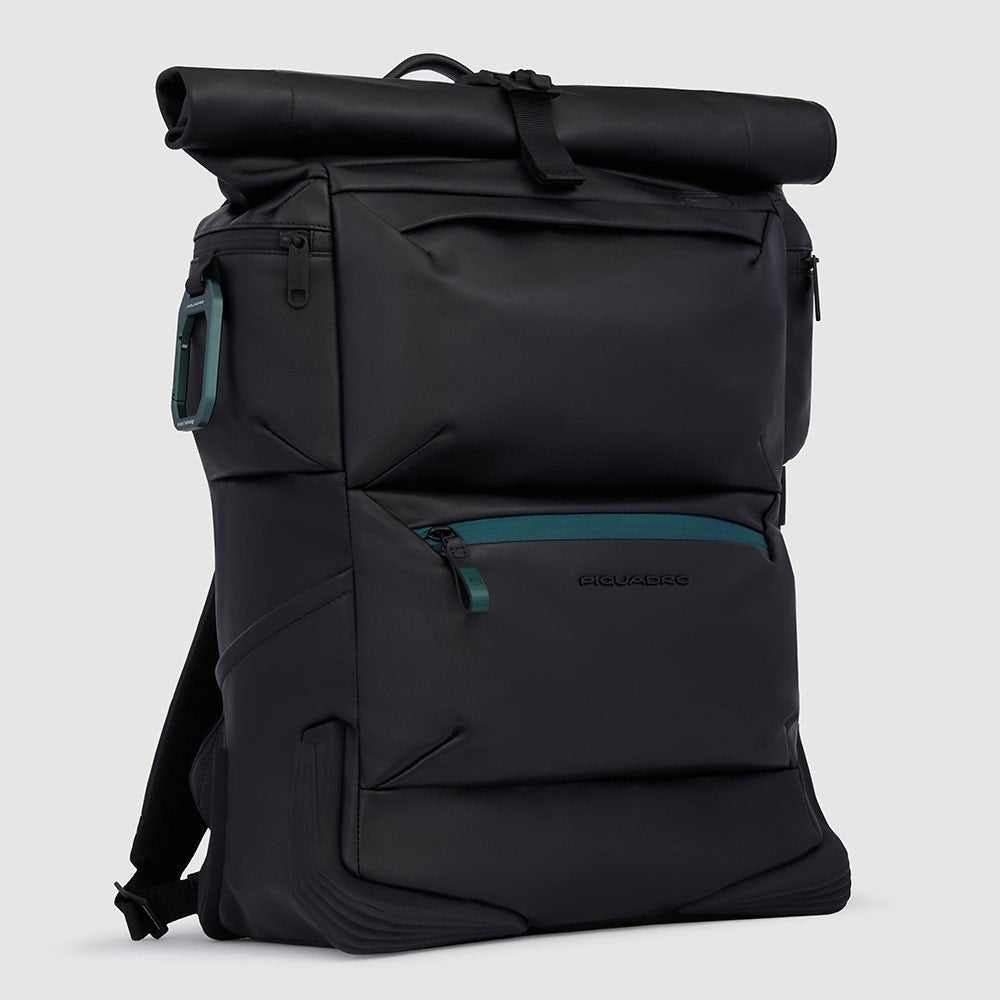 Zaino porta Computer 15,6 and iPad Pro12,9 backpack Nero - Qshops (Piquadro)