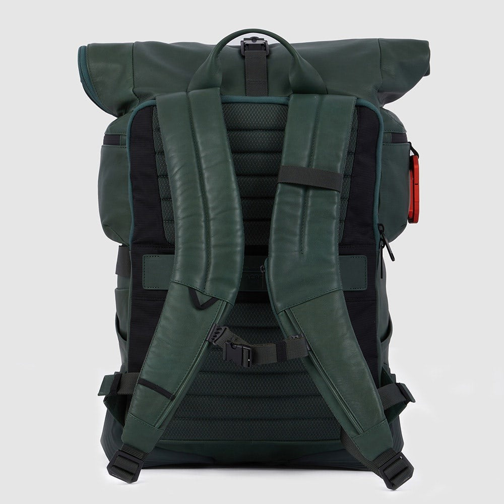 Zaino porta Computer 15,6 and iPad®Pro12,9 backpack Verde - Qshops (Piquadro)