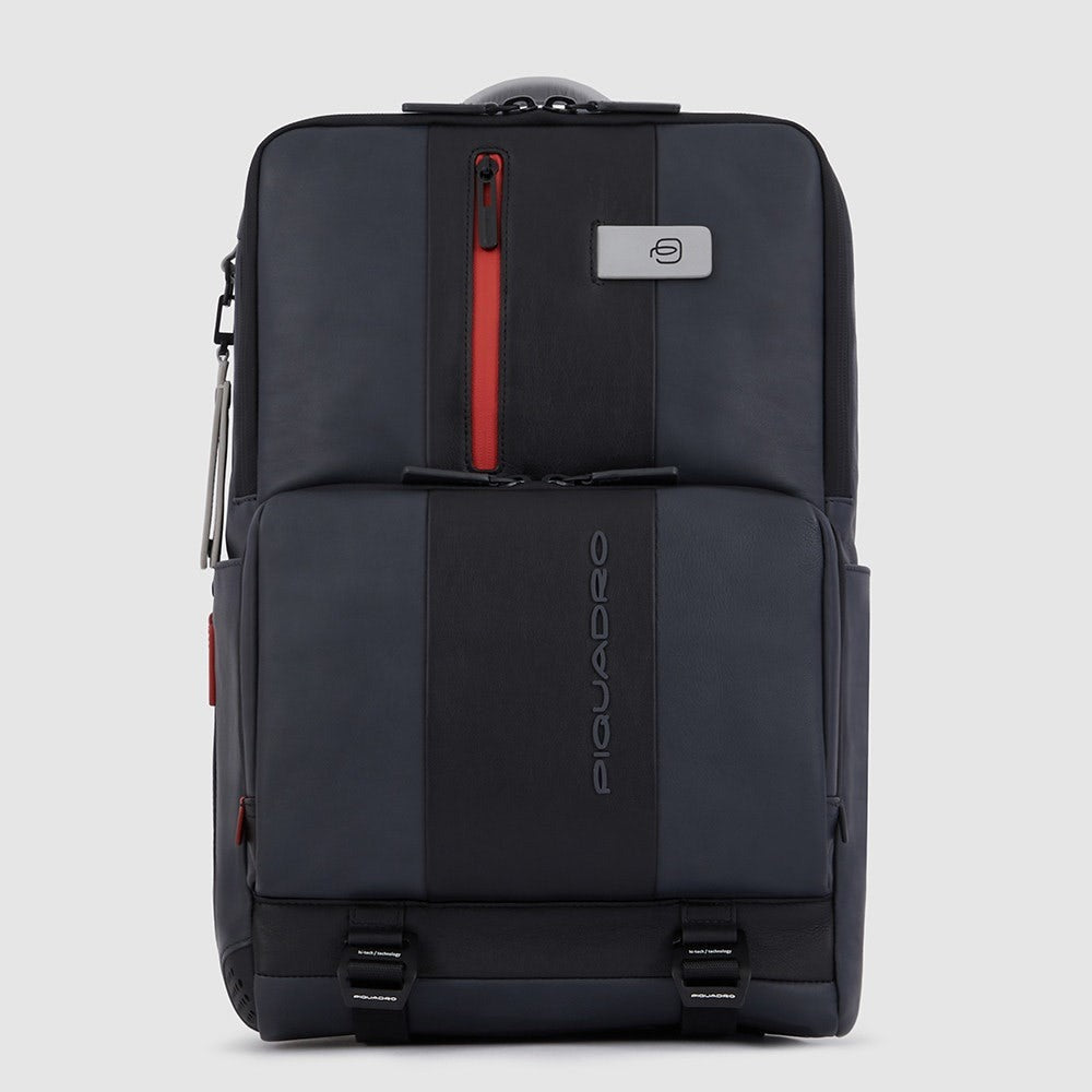Zaino porta Computer backpack with breathable back Grigio - Qshops (Piquadro)