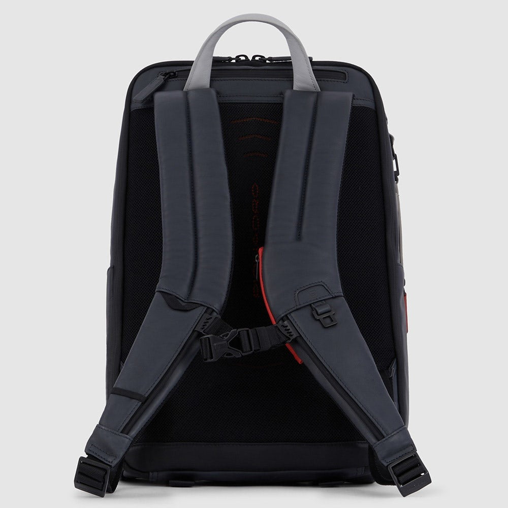 Zaino porta Computer backpack with breathable back Grigio - Qshops (Piquadro)
