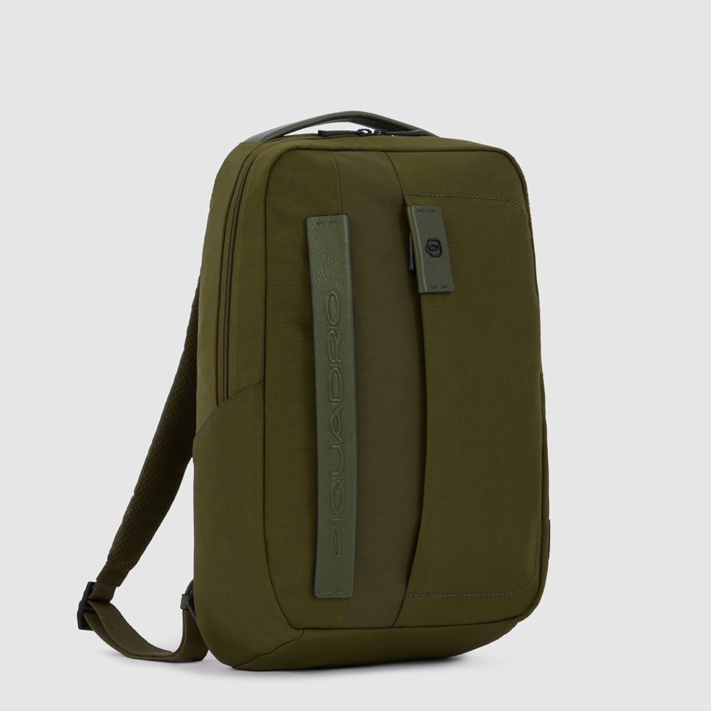 Zaino Computer 14" and iPad backpack Verde - Qshops (Piquadro)