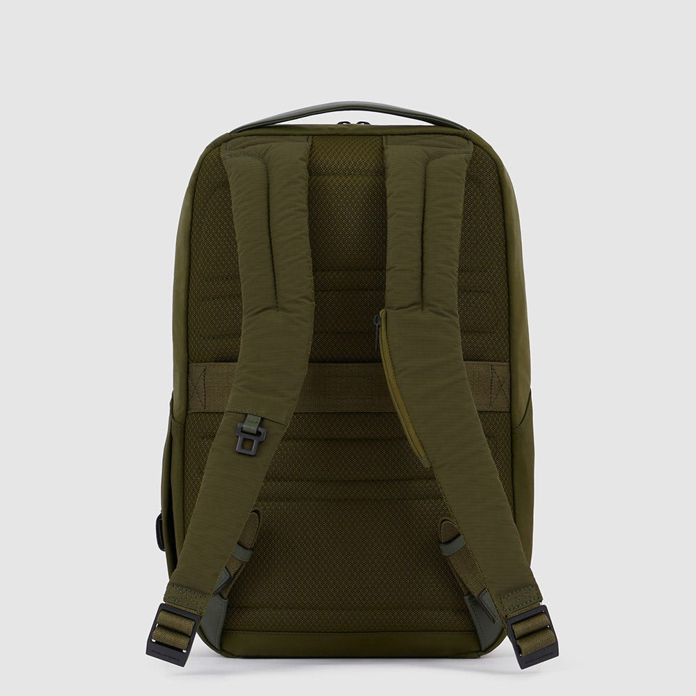 Zaino Computer 14" and iPad backpack Verde - Qshops (Piquadro)