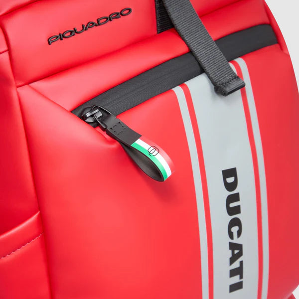 Zaino roll-top Piquadro x Ducati porta pc 15.6 Rosso - Qshops (Piquadro)