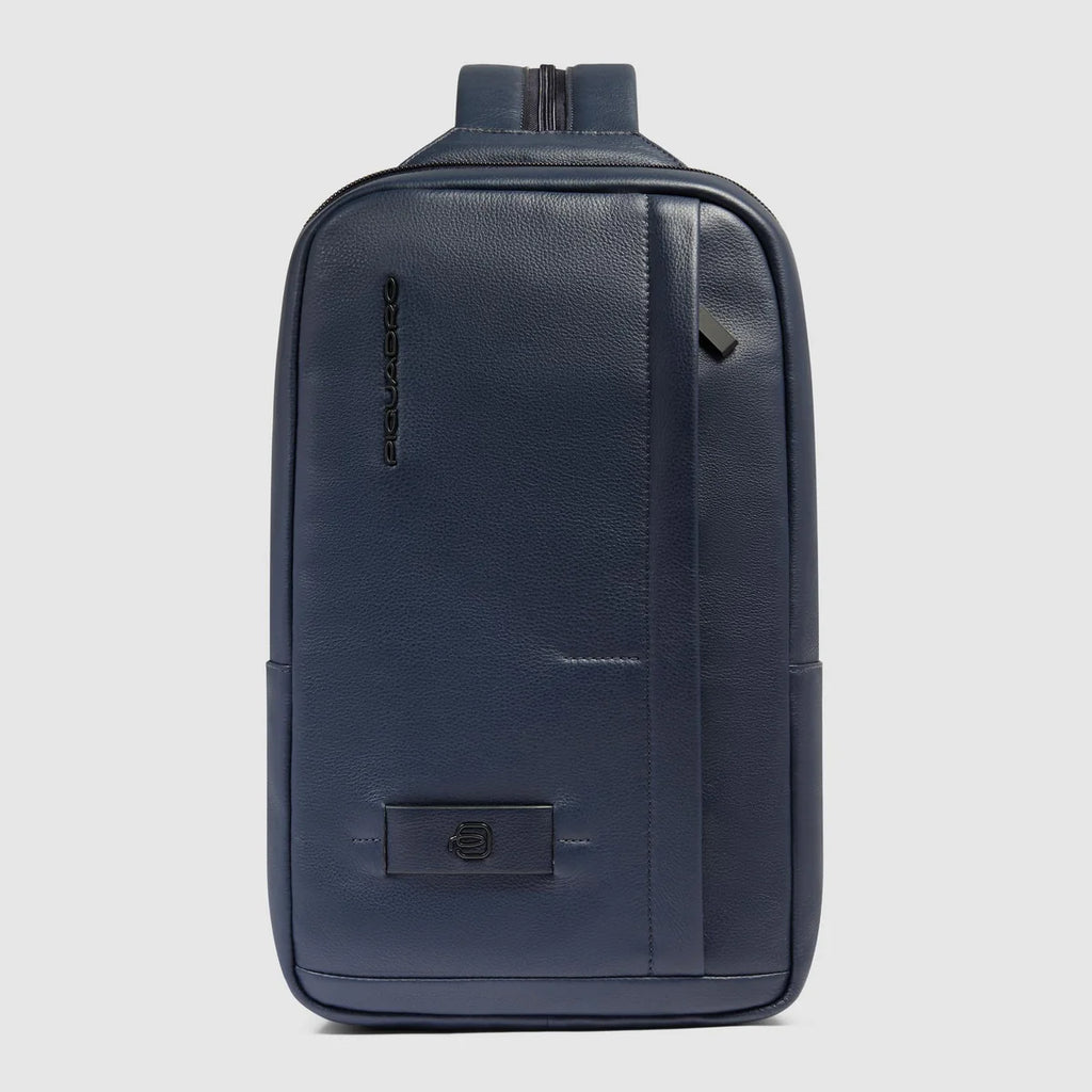 Zaino monospalla uomo porta iPad Blu - Qshops (Piquadro)
