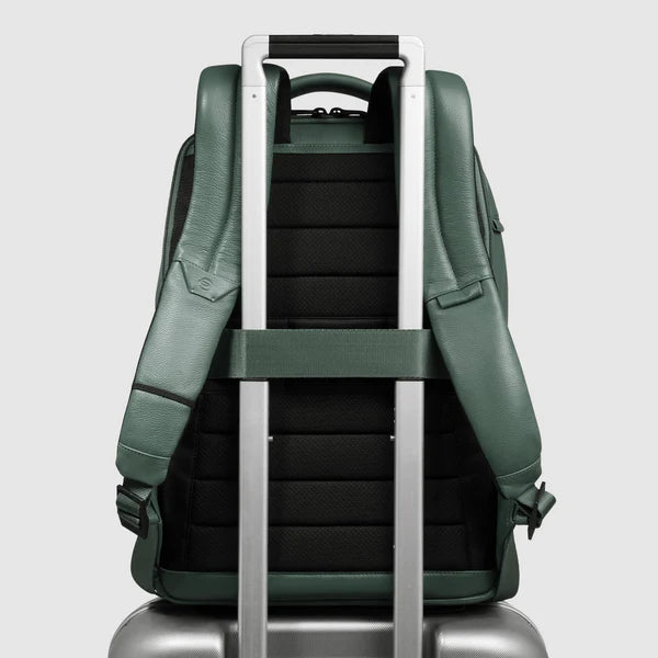 Zaino uomo porta pc 15,6" Verde - Qshops (Piquadro)