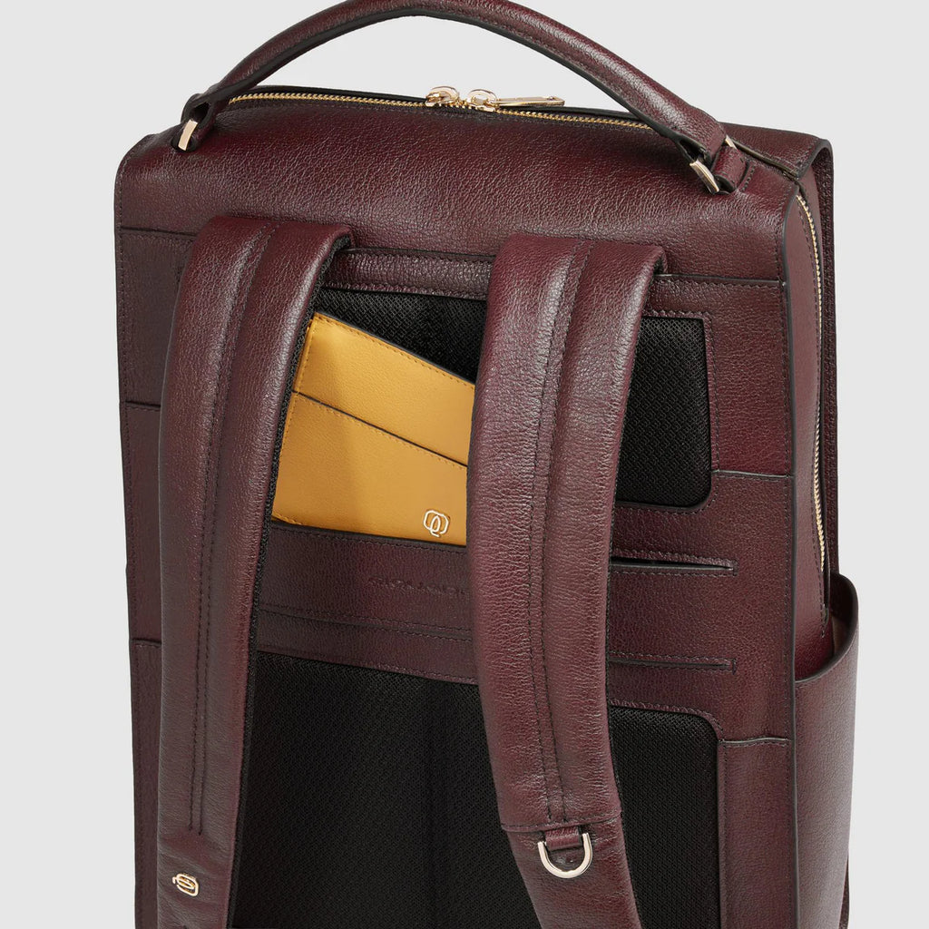 Zaino donna porta pc 14" Bordeaux - Qshops (Piquadro)