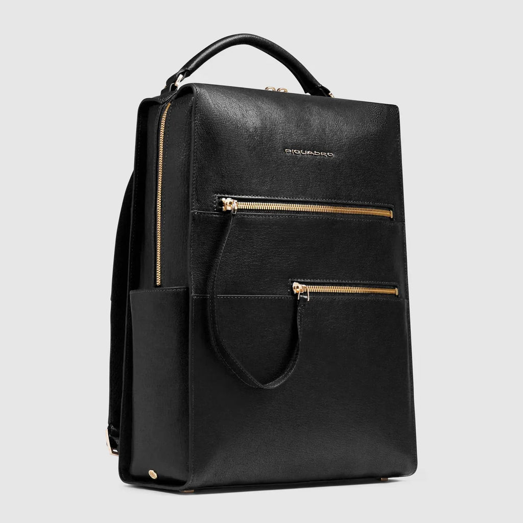 Zaino donna porta pc 14" Nero - Qshops (Piquadro)