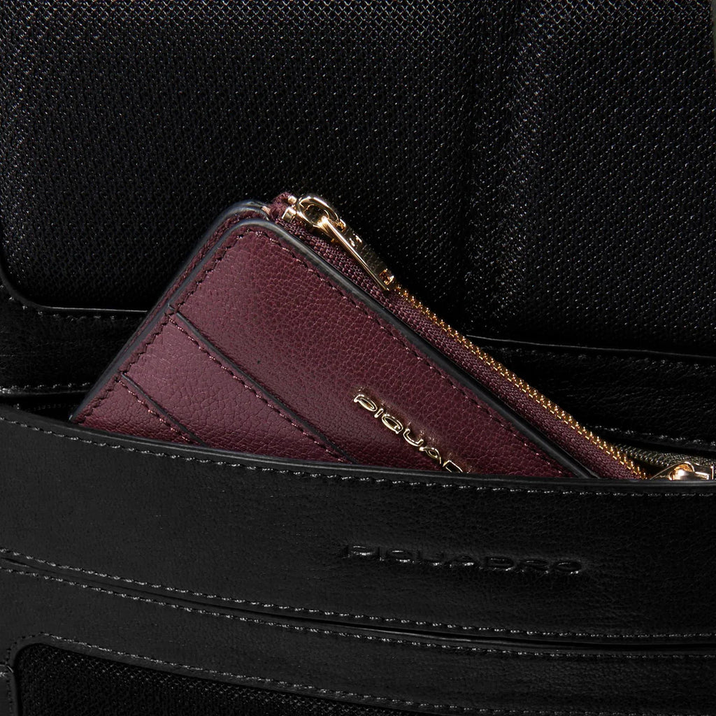 Zaino donna porta pc 14" Nero - Qshops (Piquadro)