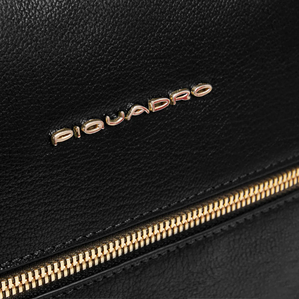 Borsa da ufficio donna porta pc 14" Nero - Qshops (Piquadro)