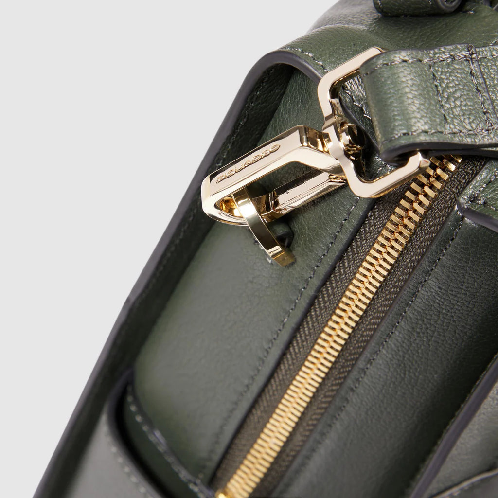 Borsa da ufficio donna porta pc 14" Verde - Qshops (Piquadro)