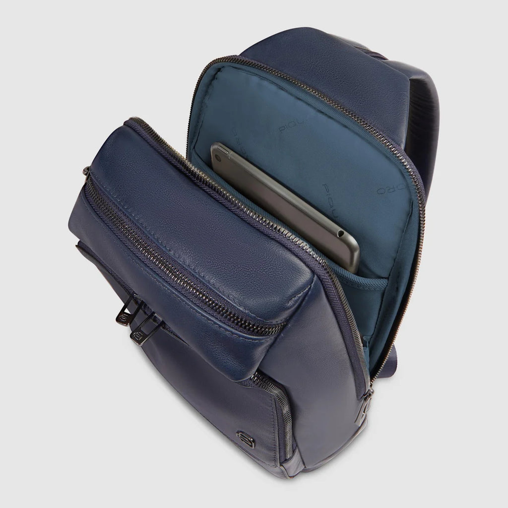 Zaino monospalla uomo Blu - Qshops (Piquadro)