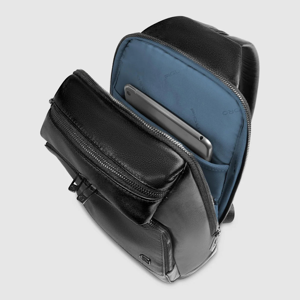 Zaino monospalla uomo Nero - Qshops (Piquadro)