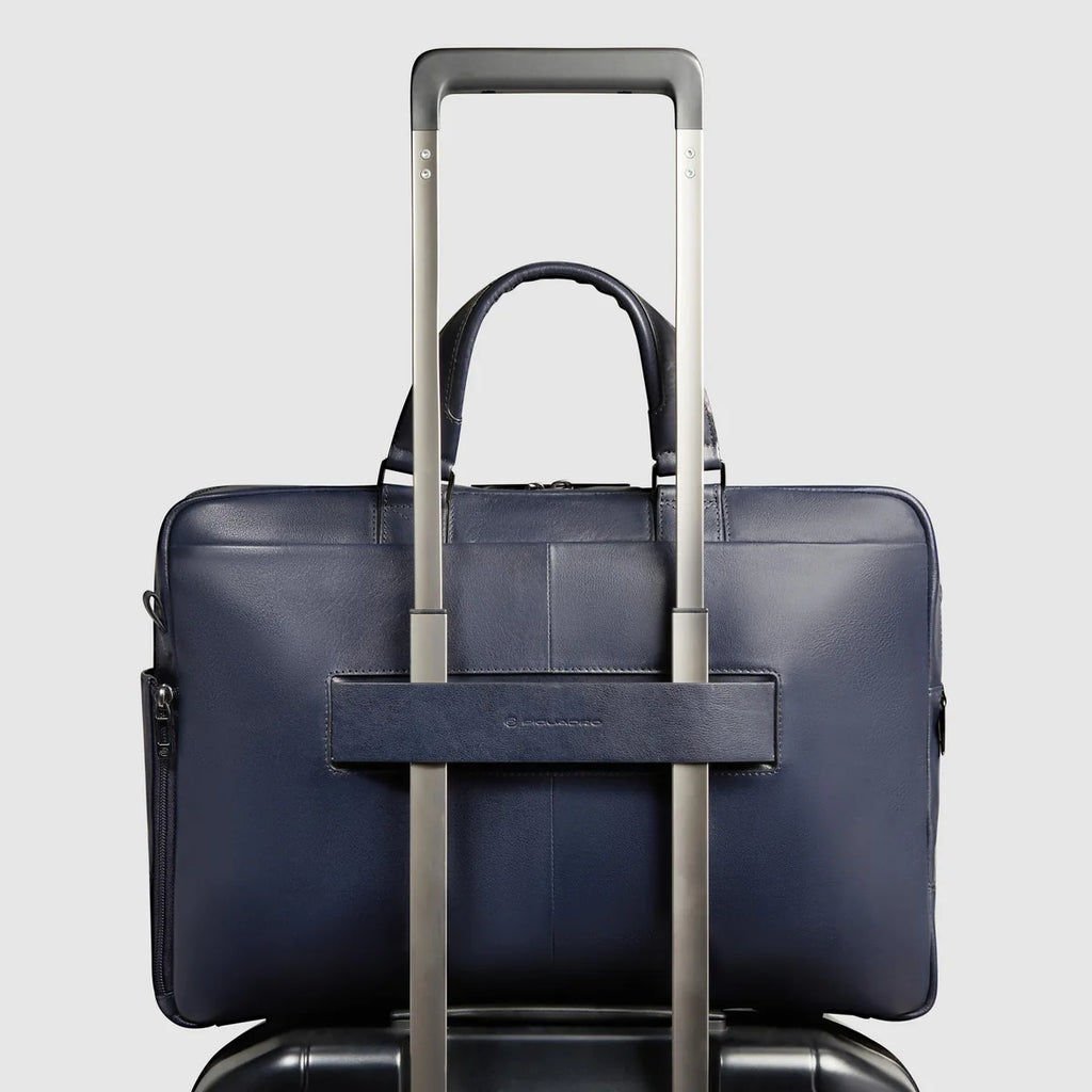 Borsa porta pc 15.6" personalizzabile Blu - Qshops (Piquadro)