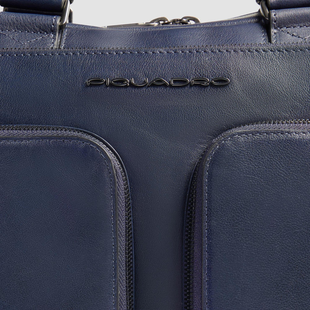 Borsa porta pc 15.6" personalizzabile Blu - Qshops (Piquadro)